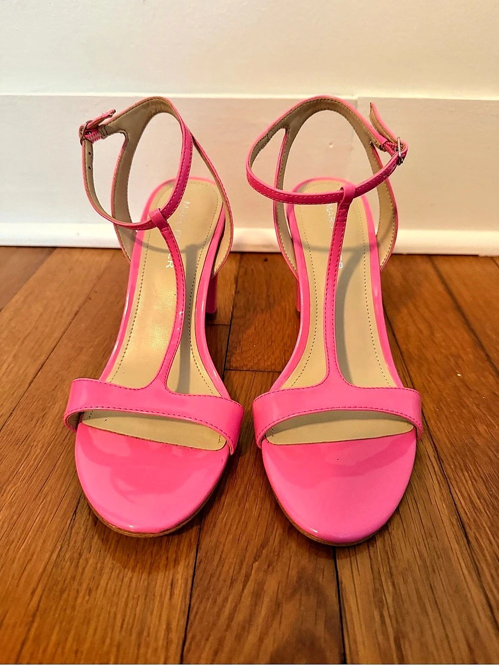 Pink Strappy Heels Marc Fischer